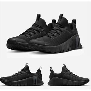 Nike Free Metcon 6 Training Shoe Men's 10.5 Black Anthracite FJ7127-003 New